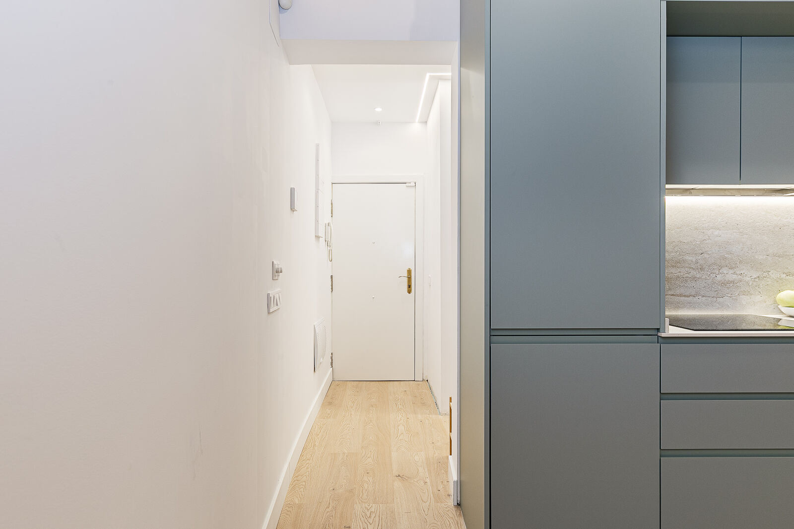 Entry corridor looking toward the front door