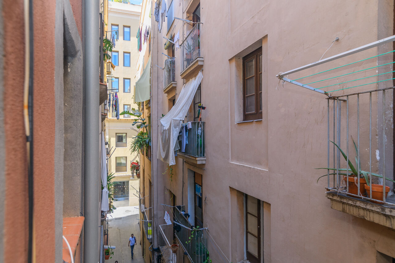 View from window before renovation